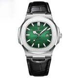 silver shell green belt model