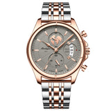Rose Gold Khaki Steel