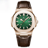 rose gold green belt model